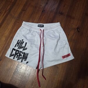 *Flawed* Kill Crew White Muay Thai Shorts